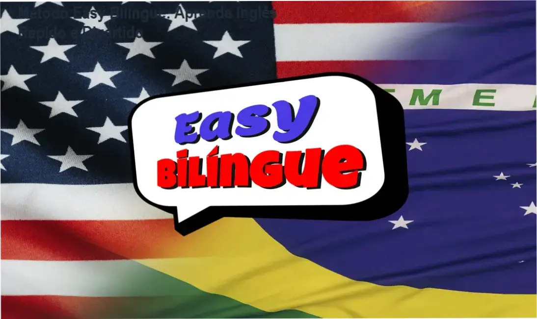Imagem promocional do Método Easy Bilíngue destacando oferta e cupom de desconto