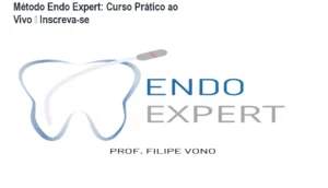 Imagem promocional do Método Endo Expert com Prof. Filipe Vono apresentando prática ao vivo