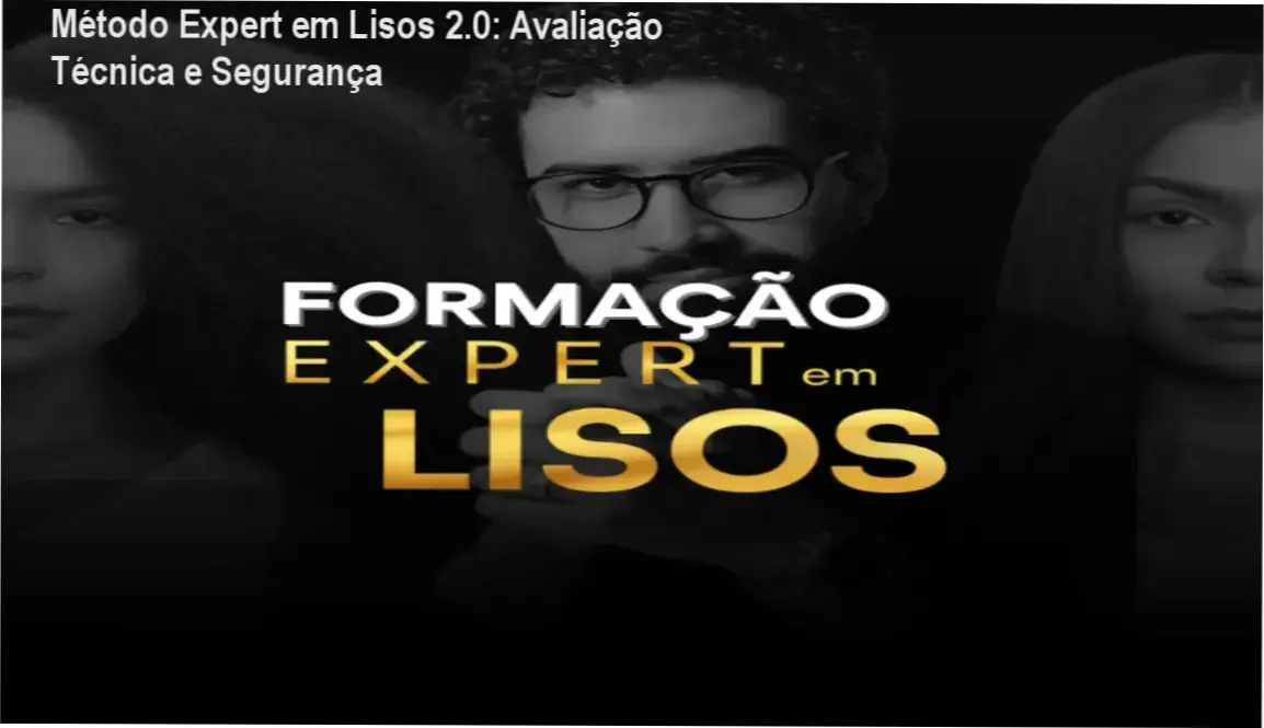 Curso Método Expert em Lisos 2.0 exibindo selo de desconto e certificado