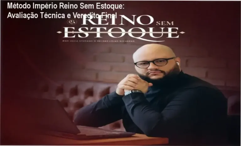 Imagem promocional do Método Império Reino Sem Estoque com destaque para descontos e bônus limitados