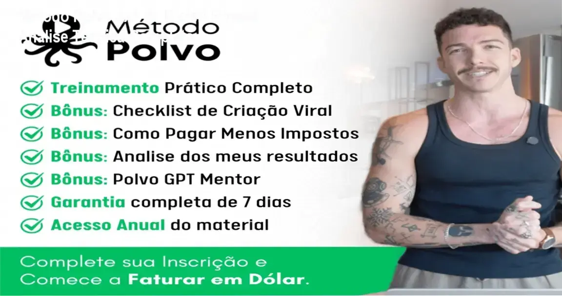Método Polvo 4x1 de Ricieri Rosset – bastidores e visão interna do curso