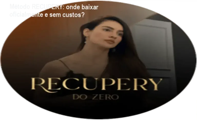 Imagem ilustrando a página oficial de download do Método RECUPERY