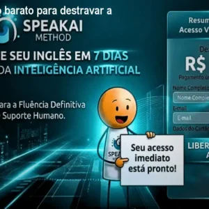 SpeakAI: Curso barato para destravar a fala em inglês