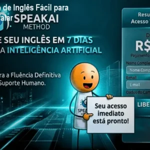 SpeakAI: Curso de Inglês Fácil para quem trava ao falar