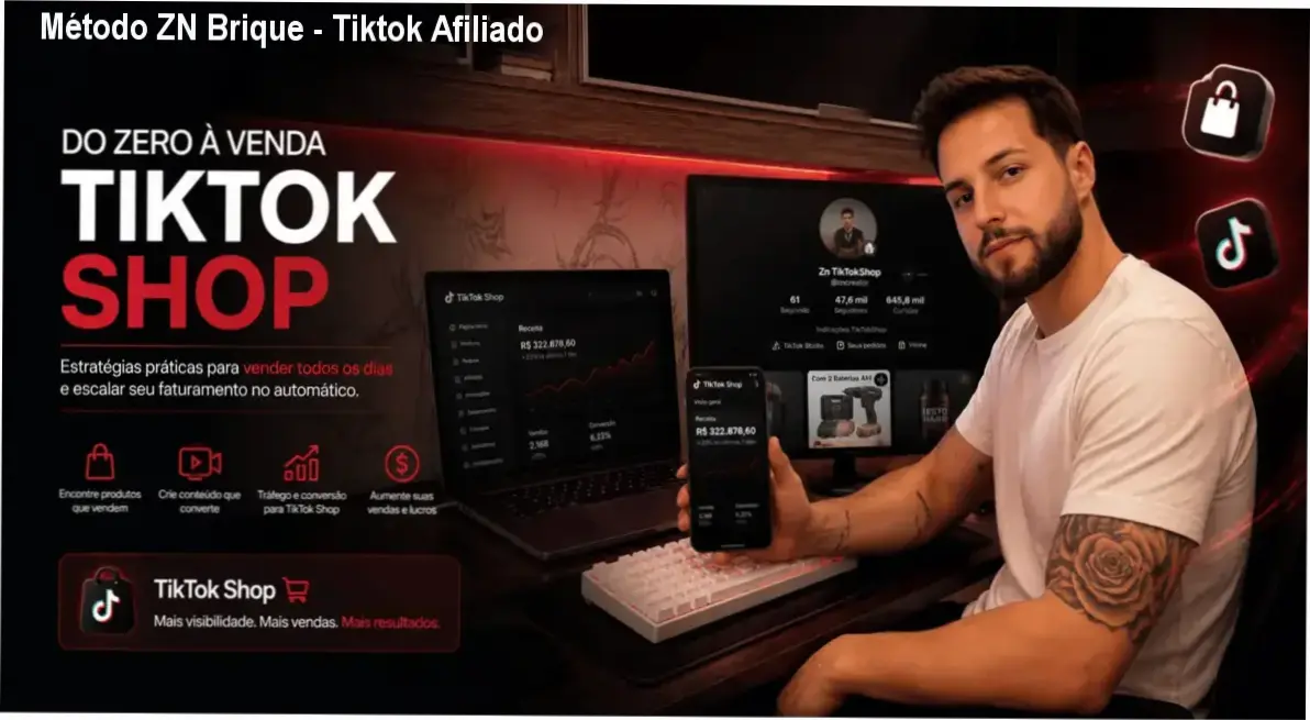 Método ZN Brique - Tiktok Afiliado CUPOM DE DESCONTO