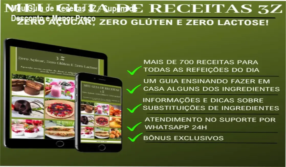 Meu Guia de Receitas 3Z – Cupom de Desconto e Menor Preço 1 Meu Guia de Receitas 3Z de Rosane A. da Silva – promoção com cupom de desconto