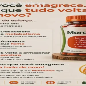 MoroVitta: Emagreça até 7kg/mês com garantia de 30 dias