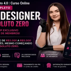 Nail Designer Pro 4.0 – Curso Online com 70% OFF