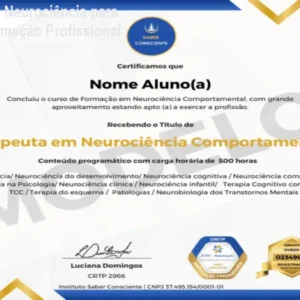 Curso Online de Neurociência para Terapeutas – Formação Profissional
