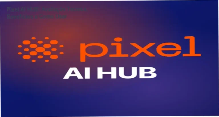 Tela do Pixel AI HUB mostrando comunidade e ferramentas de IA para negócios