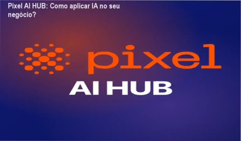Tela do portal Pixel AI HUB mostrando comunidade e ferramentas de IA para negócios