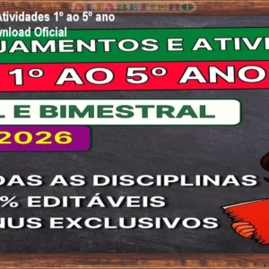 Planejamentos e Atividades 1º ao 5º ano – BNCC 2026 – Download Oficial
