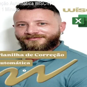 Planilha Correção Automática WISC‑IV – Resultado em 1 Minuto