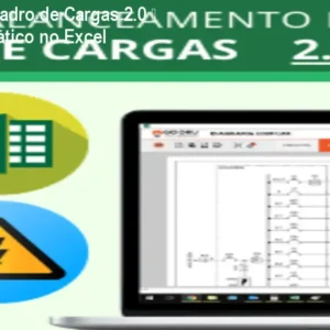Planilha de Quadro de Cargas 2.0 – cálculo automático no Excel