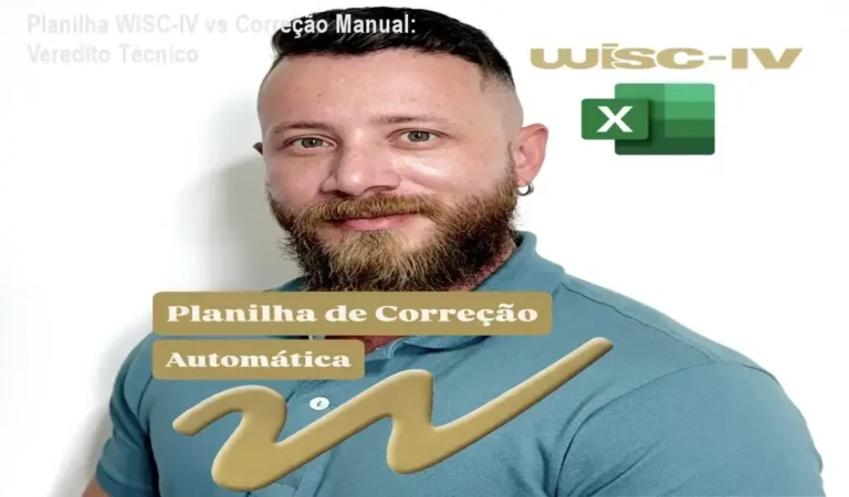 Comparativo entre a Planilha de Correção Automática do WISC‑IV e a correção manual tradicional