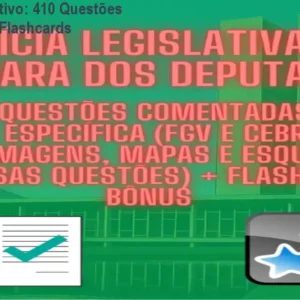 Policial Legislativo: 410 Questões Comentadas + Flashcards