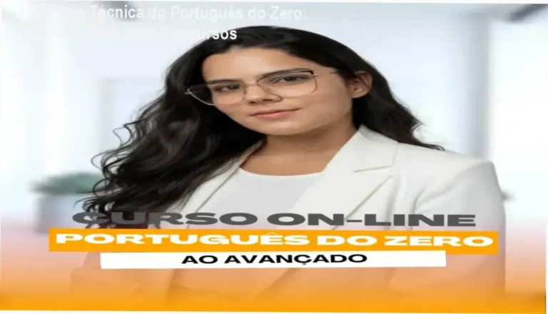 Avaliação Técnica do Português do Zero: Guia Definitivo para Concursos 3 Imagem ilustrando o curso Português do Zero com foco em gramática e interpretação para concursos públicos