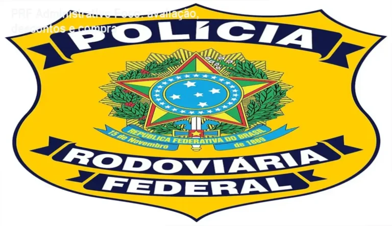 Capa do e‑book Preparatório PRF Administrativo Foco com destaque para simulados e desconto