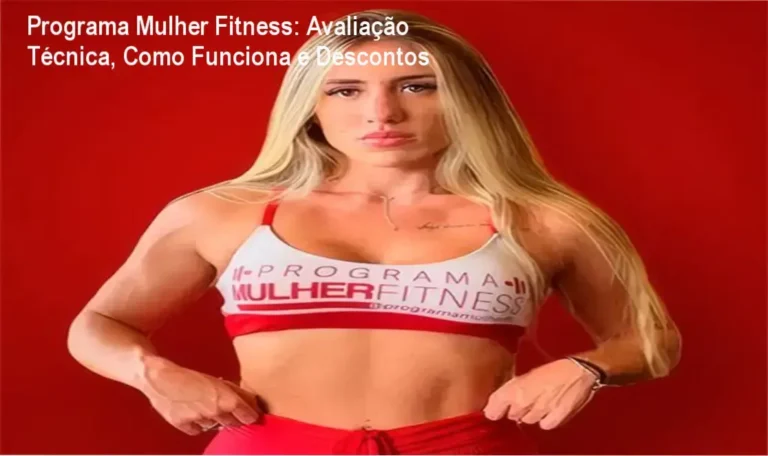 Tela do aplicativo Programa Mulher Fitness mostrando oferta com cupom de desconto