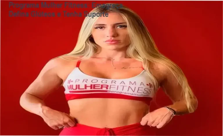 Imagem promocional do Programa Mulher Fitness mostrando treino feminino e oferta oficial