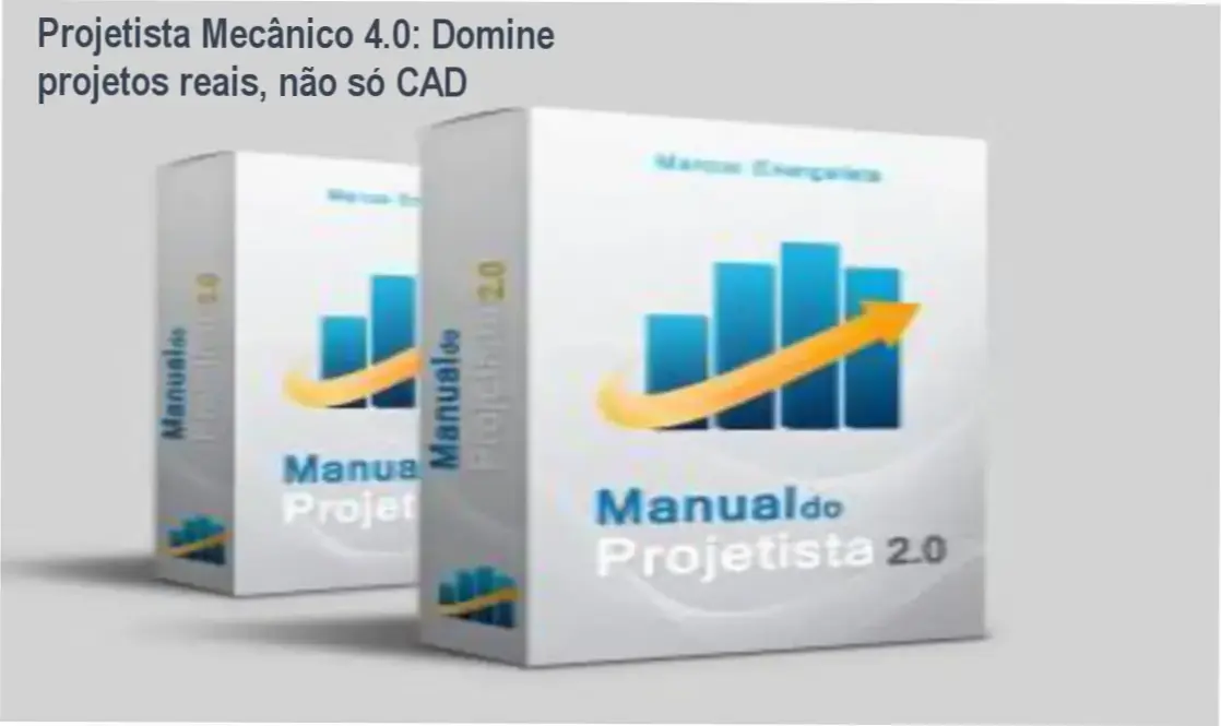 Projetista Mecânico 4.0: Domine projetos reais, não só CAD 1 Imagem do curso Projetista Mecânico 4.0 mostrando projetos de máquinas industriais