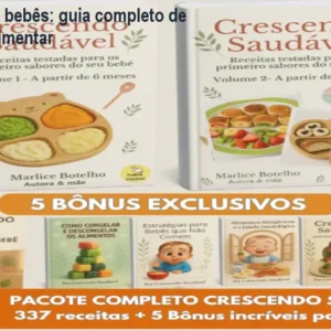 Receitas para bebês: guia completo de introdução alimentar
