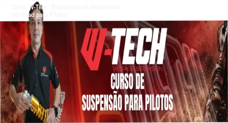 Ajuste prático de suspensão Off‑Road em moto de trilha, mostrando o instrutor Alex Crepaldi explicando o SAG