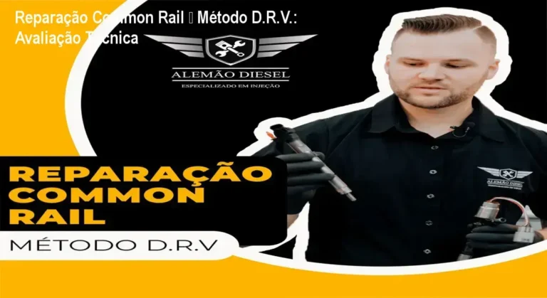 Imagem demonstrando o curso Reparação Common Rail – Método D.R.V. com apostila e ferramenta de diagnóstico
