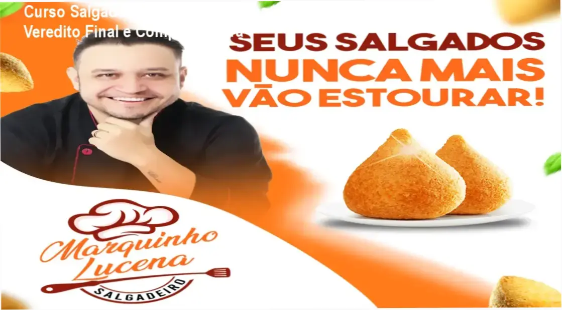 Salgados Marquinho Lucena conclusão recomendação compra segura