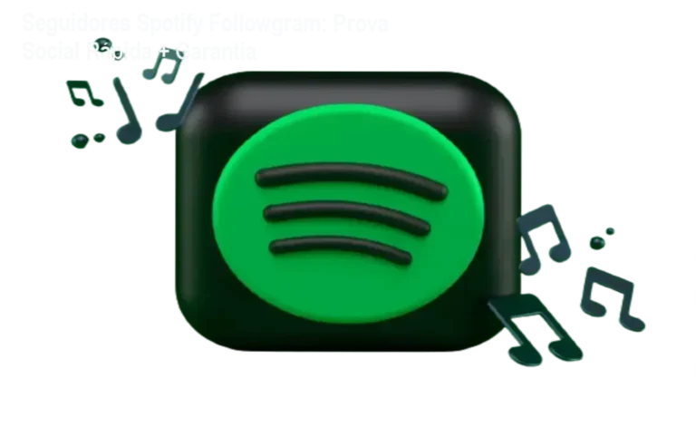 Imagem promocional do serviço Seguidores Spotify da Agência Followgram com bônus de 10% e garantia de reposição.