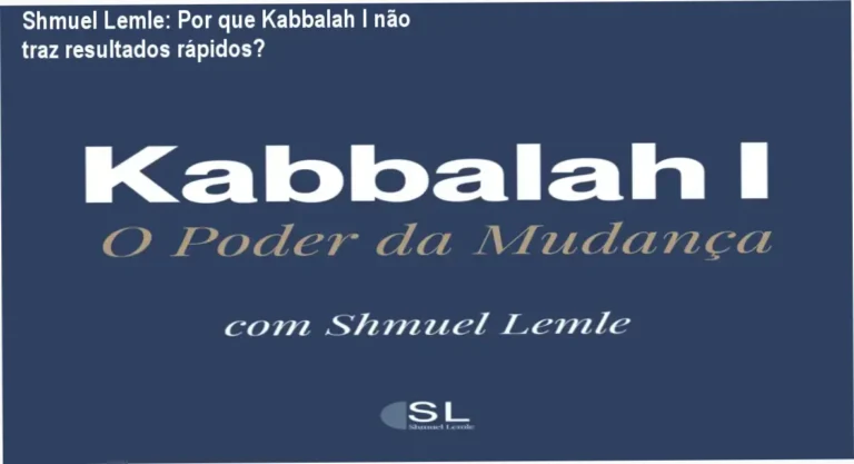 Shmuel Lemle apresentando o curso Kabbalah I: O Poder da Mudança para autoconhecimento e mudança interna