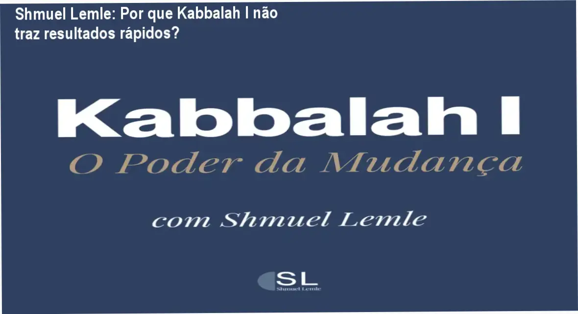 Shmuel Lemle apresentando o curso Kabbalah I: O Poder da Mudança para autoconhecimento e mudança interna
