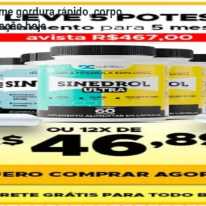 Sinedrol: Queime gordura rápido, corpo atlético – Promoção hoje