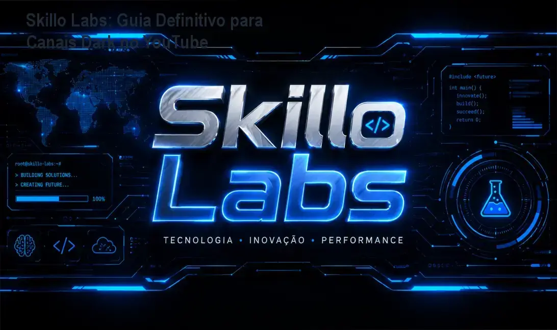 Captura do painel do curso Skillo Labs mostrando estratégia de canais sem rosto
