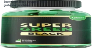 Super Green Black cápsulas para emagrecimento, energia e controle de apetite