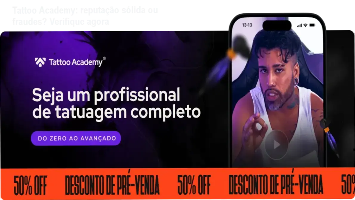 Tattoo Academy: reputação sólida ou fraudes? Verifique agora 1 Tattoo Academy de Raphael Salles – reputação, segurança e confiabilidade