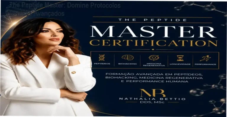 The Peptide Master: Domine Protocolos Clínicos Avançados 6 Dra. Nathalia Bettio apresentando o curso The Peptide Master Certification