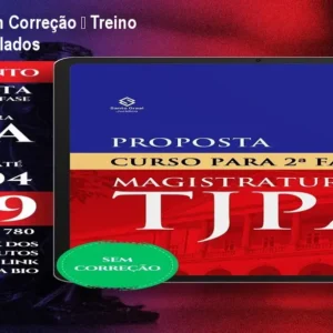 TJPA 2ª fase com Correção – Treino Intensivo + Simulados