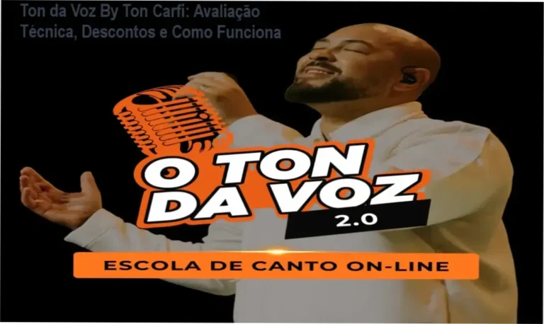 Tela da plataforma Ton da Voz mostrando aula de técnica vocal com destaque para oferta de assinatura