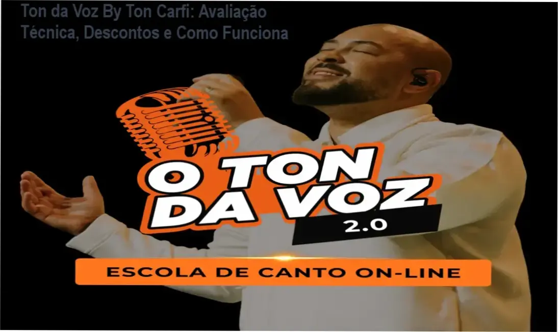 Tela da plataforma Ton da Voz mostrando aula de técnica vocal com destaque para oferta de assinatura