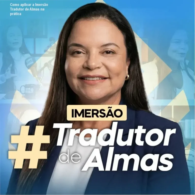 Tela do curso Tradutor de Almas mostrando exercícios práticos ao vivo