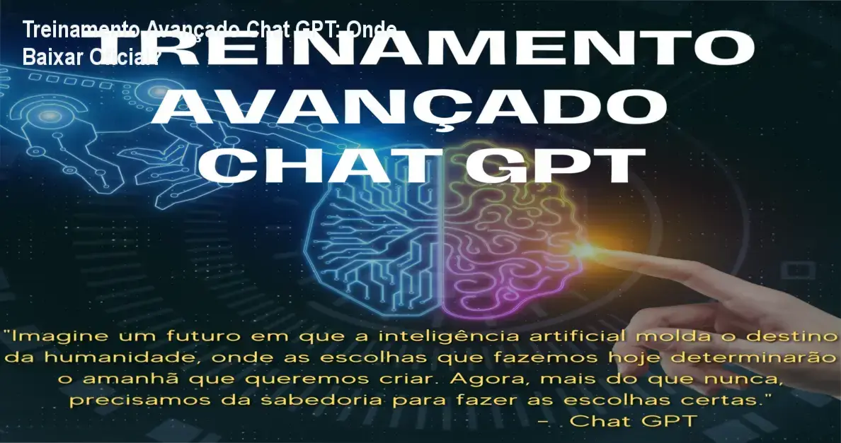 Capa do Treinamento Avançado Chat GPT com 500 prompts prontos
