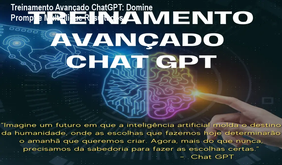 Treinamento avançado de ChatGPT com planilha de 500 prompts prontos