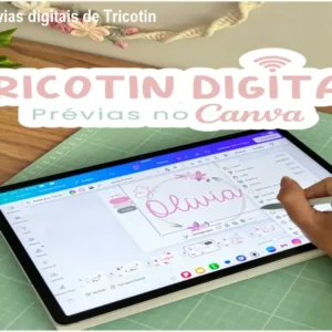 Como criar prévias digitais de Tricotin no Canva