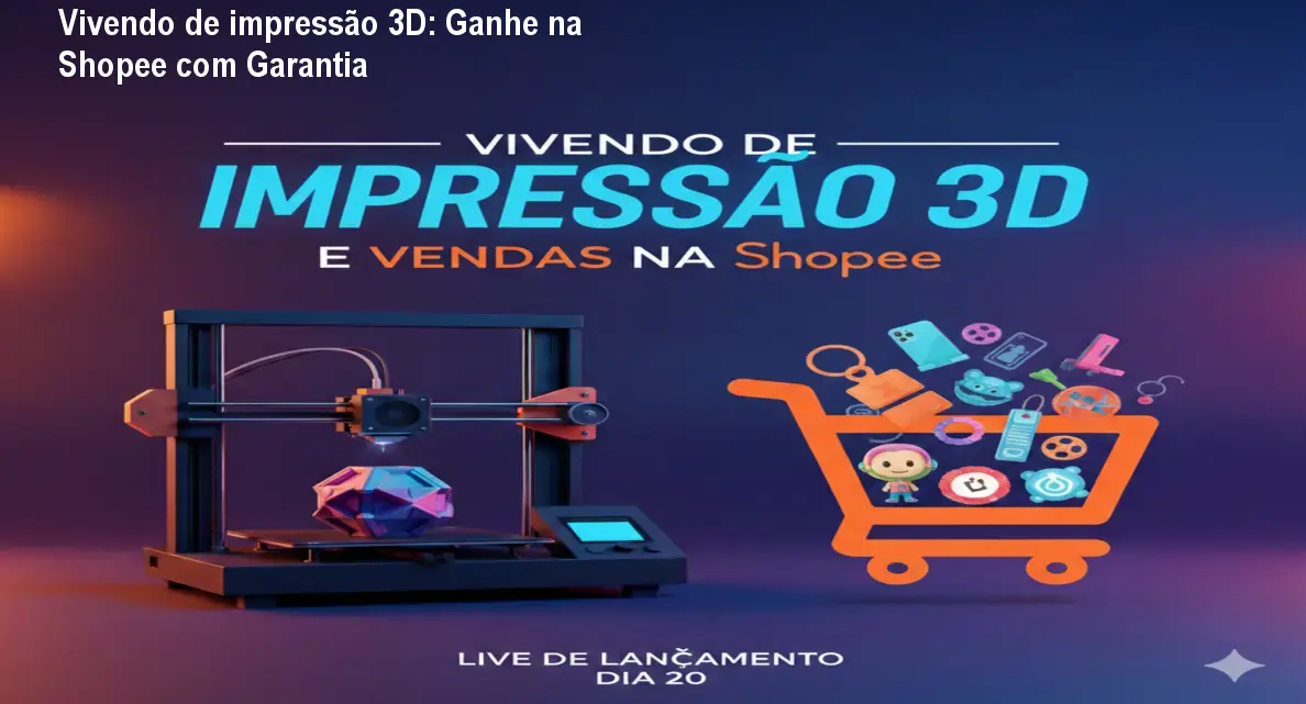 Vivendo de impressão 3D: Ganhe na Shopee com Garantia 1 Vivendo de impressão 3D: Ganhe na Shopee com Garantia