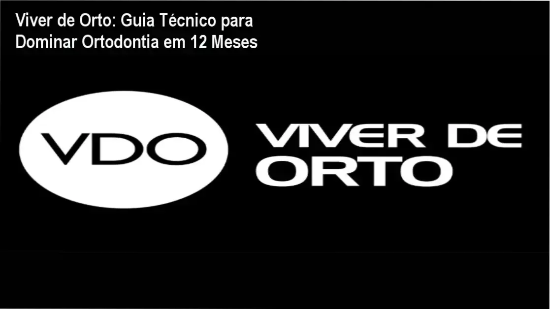 Capa do ebook Viver de Orto mostrando método mapa da clareza ortodôntica