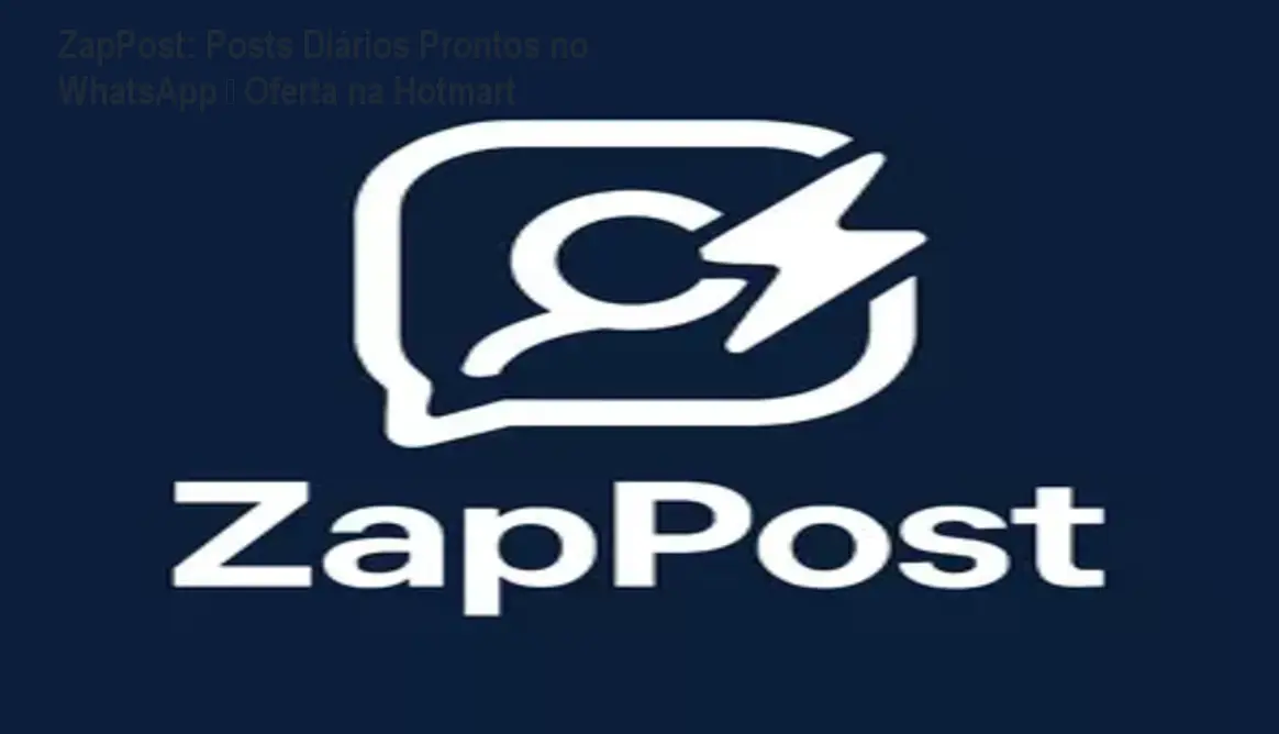 ZapPost enviando posts prontos para redes sociais via WhatsApp