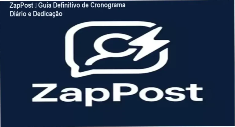 ZapPost cronograma de postagens diárias e dedicação de tempo