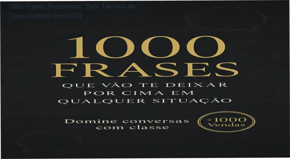 Capa do ebook (Completo) 1000 Frases para dominar diálogos, com destaque para preço promocional de R$47 na Hotmart