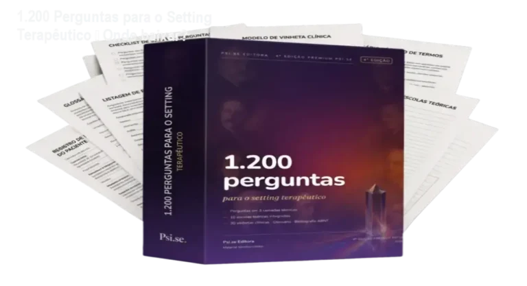 Capa do livro 1.200 Perguntas para o Setting Terapêutico - 4ª Edição Premium em formato PDF